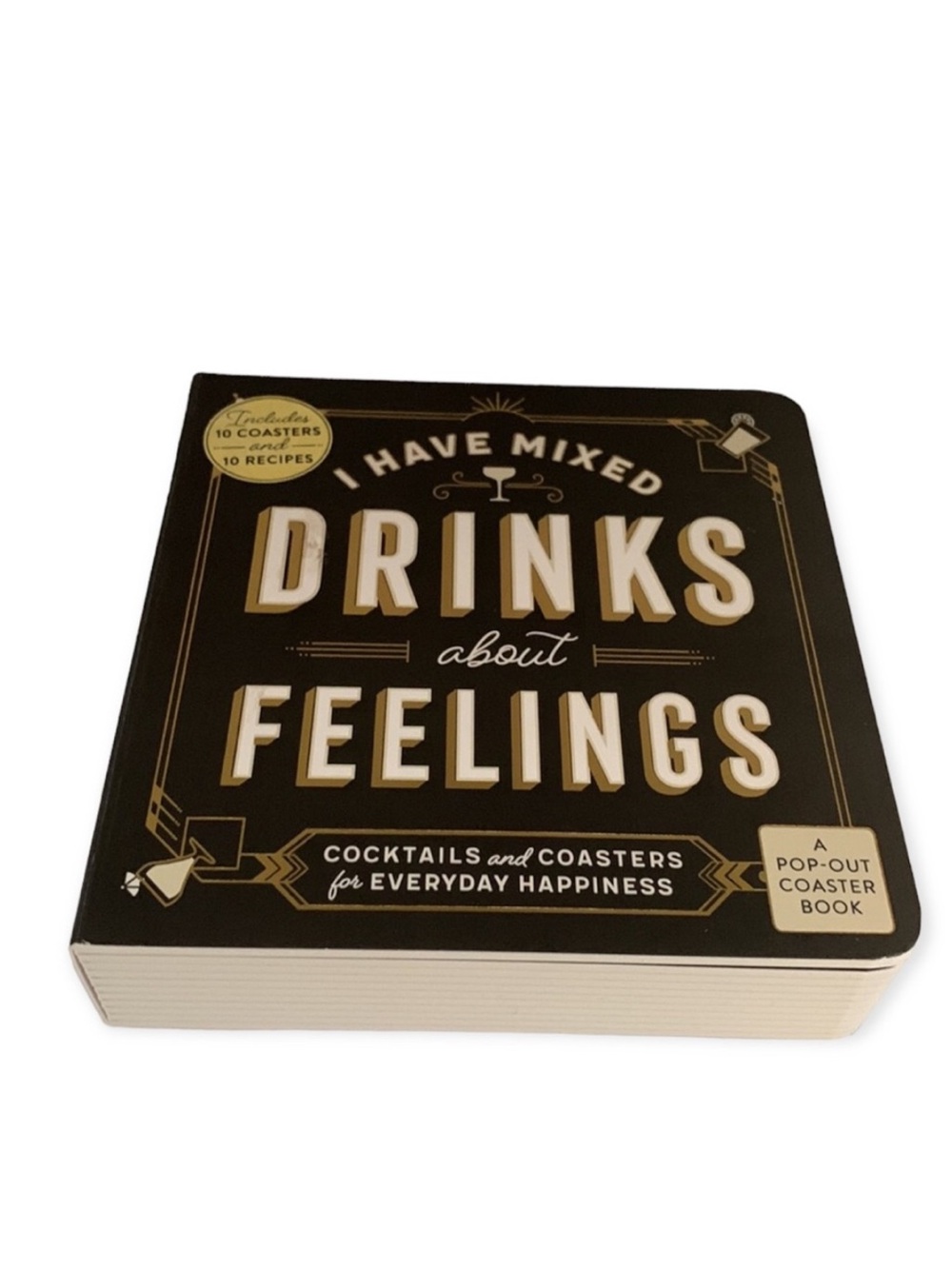 I Have Mixed Drinks about Feelings Pop Out Coaster Book